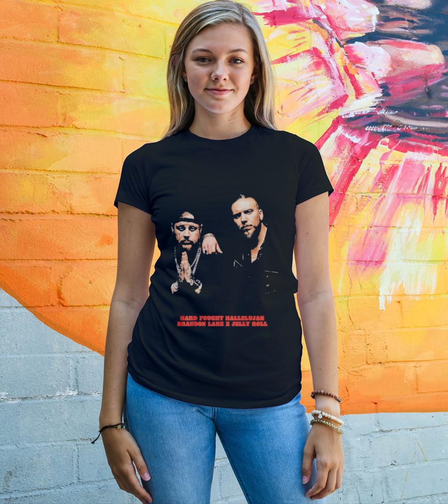 Brandon Lake X Jelly Roll Hard Fought Hallelujah T-Shirt