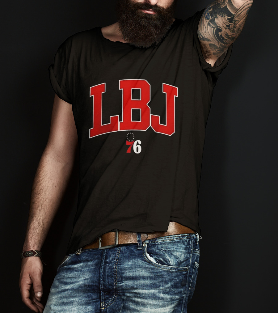LBJ Philadelphia 76ers 76 Basketball T-Shirt