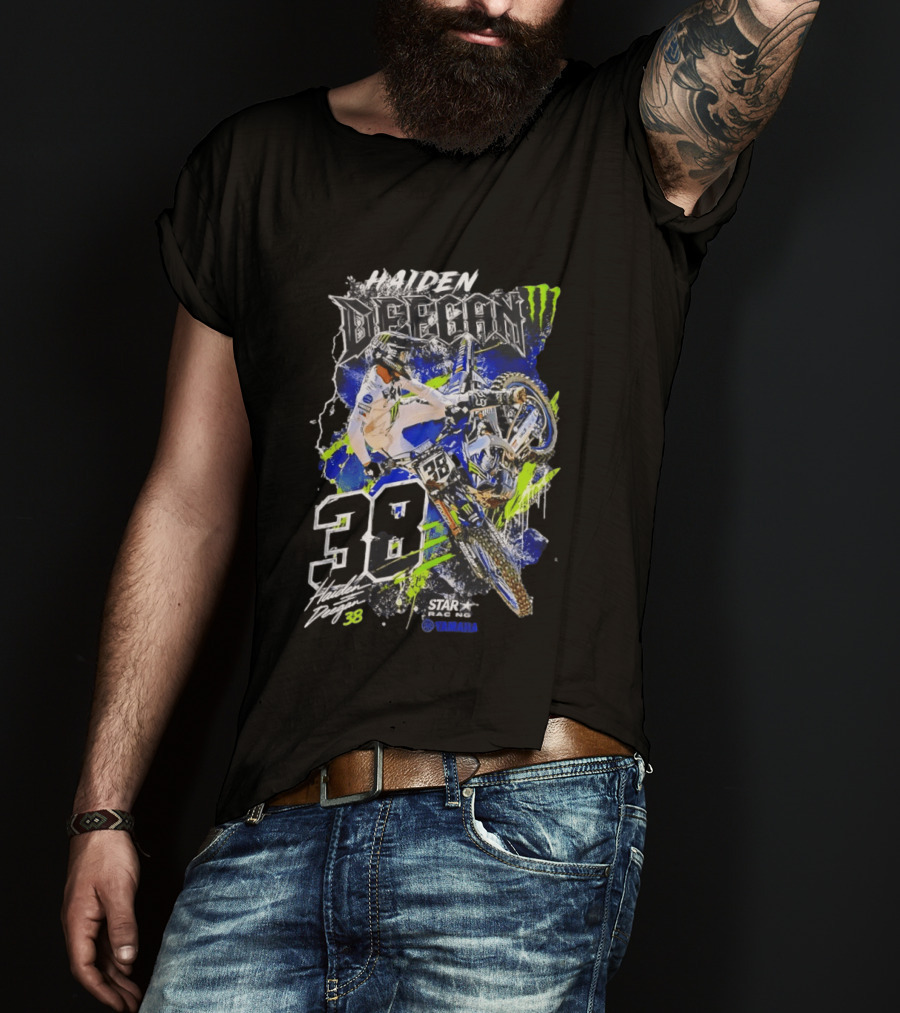 Haiden Deegan 38 Star Racing Yamaha Monster Energy Moto Cross T-Shirt