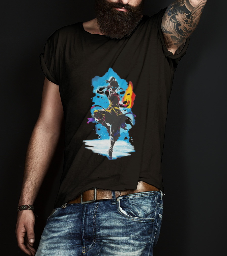 I'm The Avatar Legend Of Korra Elements Flare T-Shirt