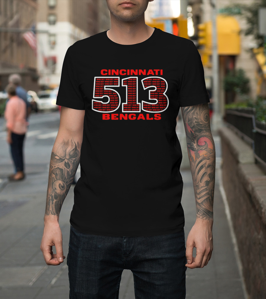 Cincinnati Bengals 513 Who Dey T-Shirt