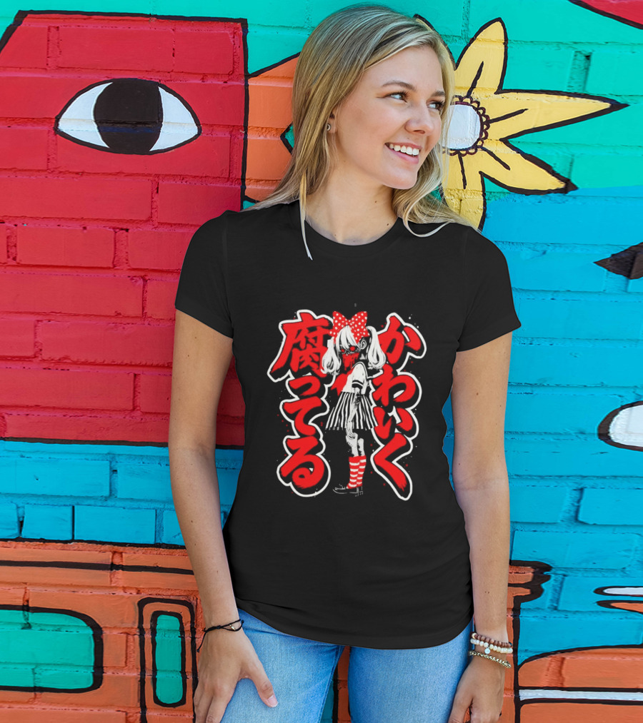 Horror Anime Manga Aesthetics Japanese T-Shirt