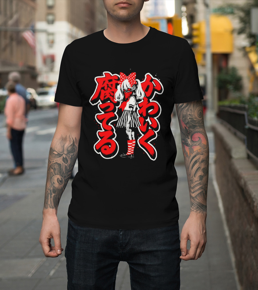 Horror Anime Manga Aesthetics Japanese T-Shirt