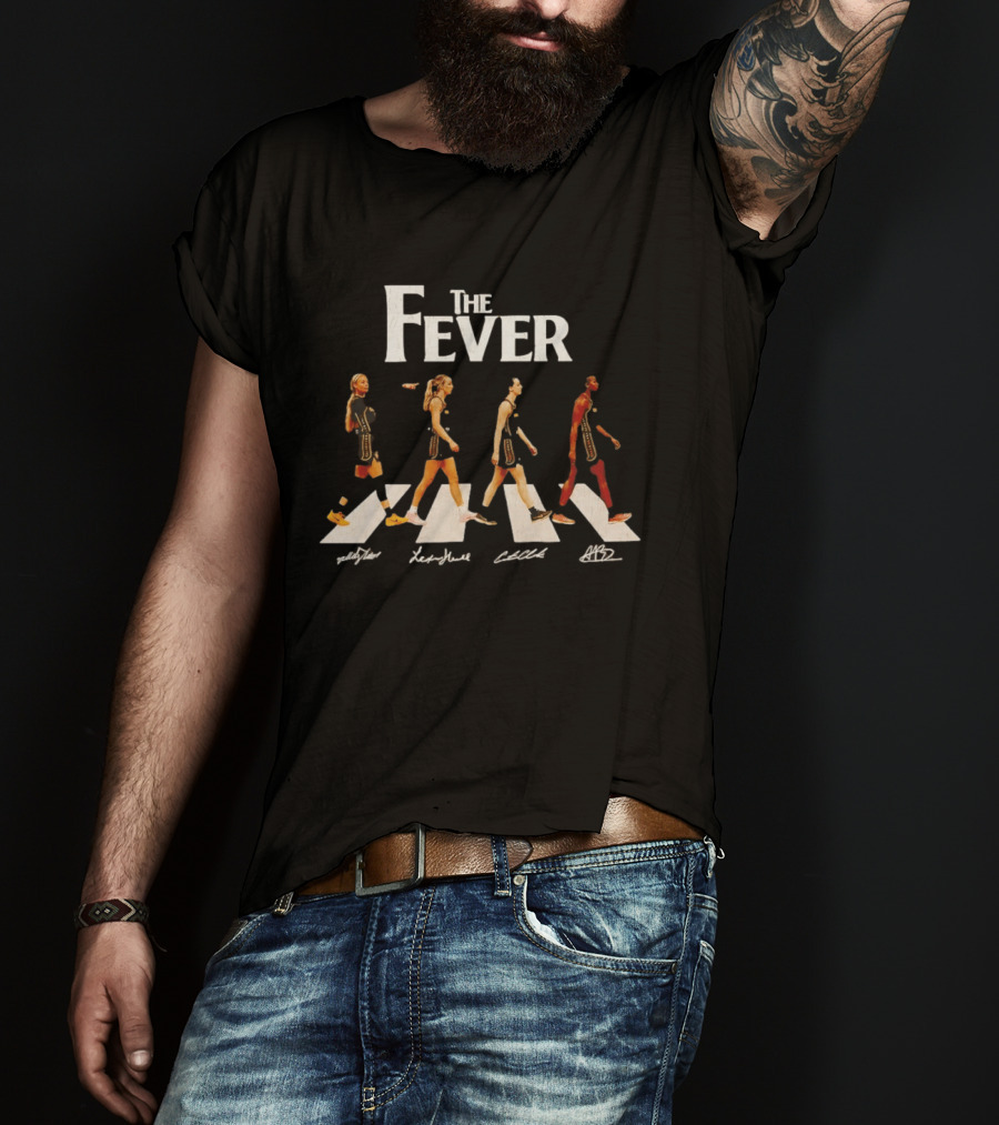 The Fever Abbey Road Signatures Clark Cunningham Hull Boston T-Shirt