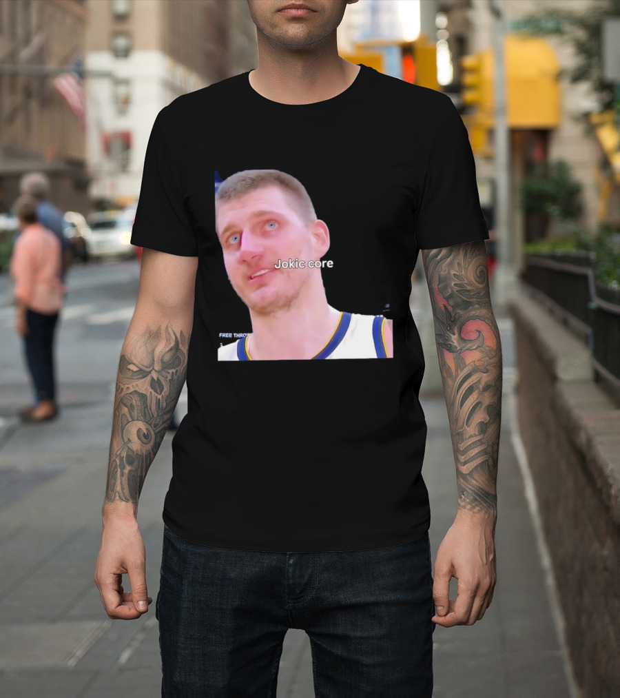Jokic Core Nikola Jokic Free Throw Basketball T-Shirt