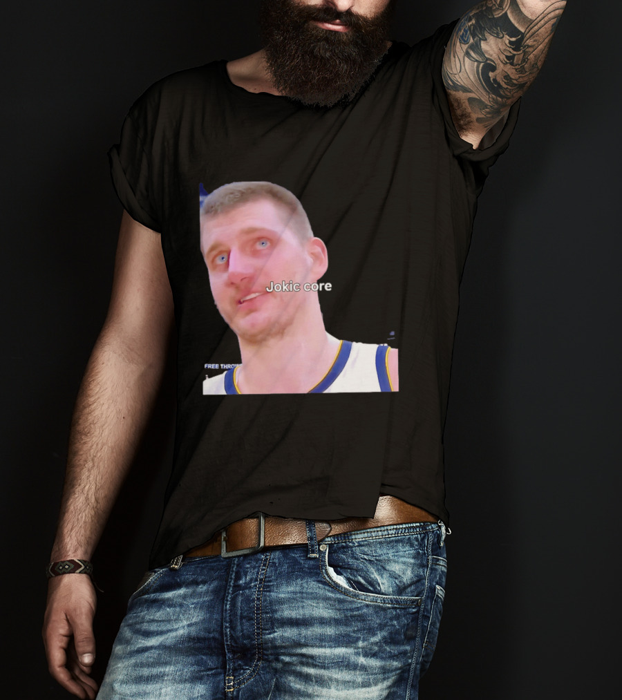 Jokic Core Nikola Jokic Free Throw Basketball T-Shirt