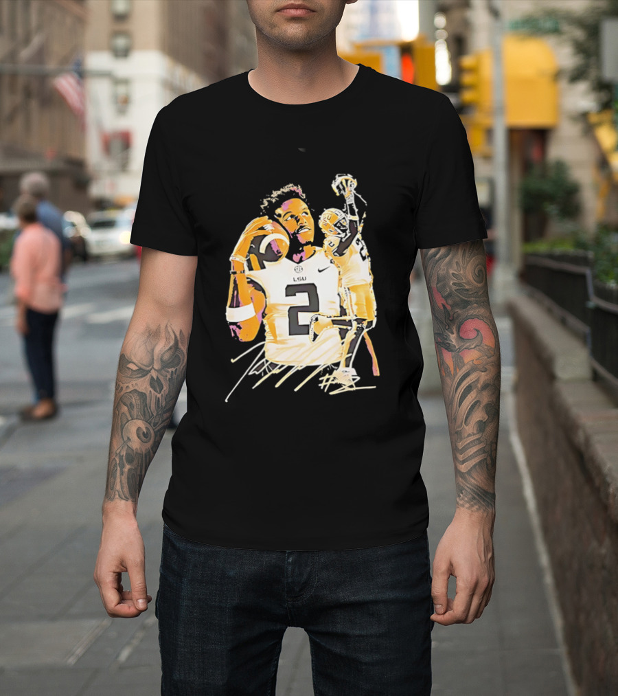 Odell Beckham Jr. LSU Tigers Football Number 2 NCAA T-Shirt