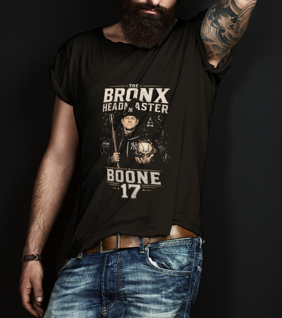 The Bronx Headmaster Boone 17 New York Yankees Cityscape T-Shirt