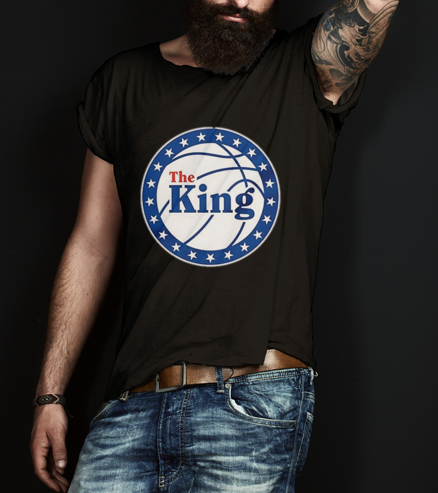 The King Lebron James Philadelphia 76ers 2026 Basketball Stars T-Shirt