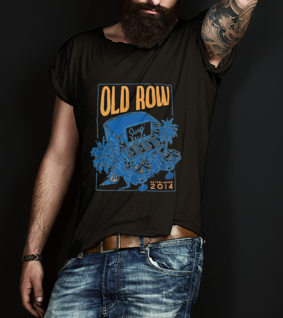 Old Row Swig Tiki Bar Est 2014 T-Shirt