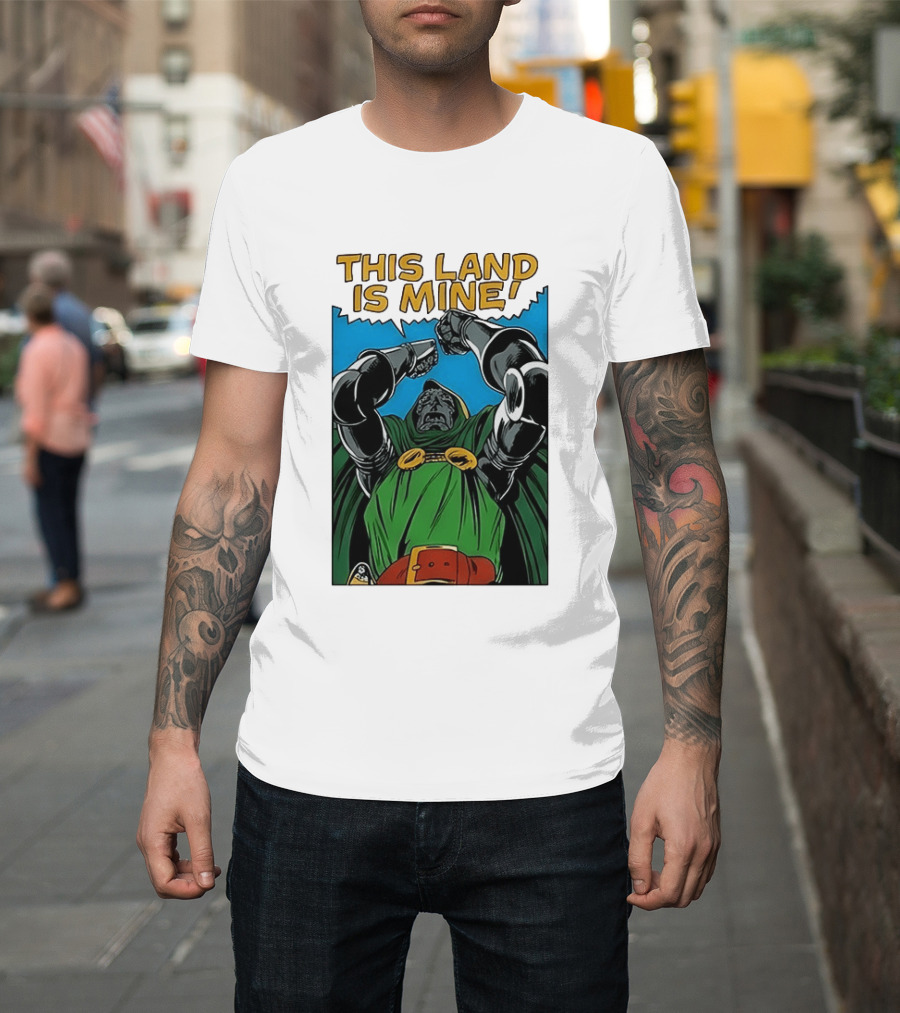 Doctor Doom Marvel Studios This Land Is Mine Vintage Comic T-Shirt