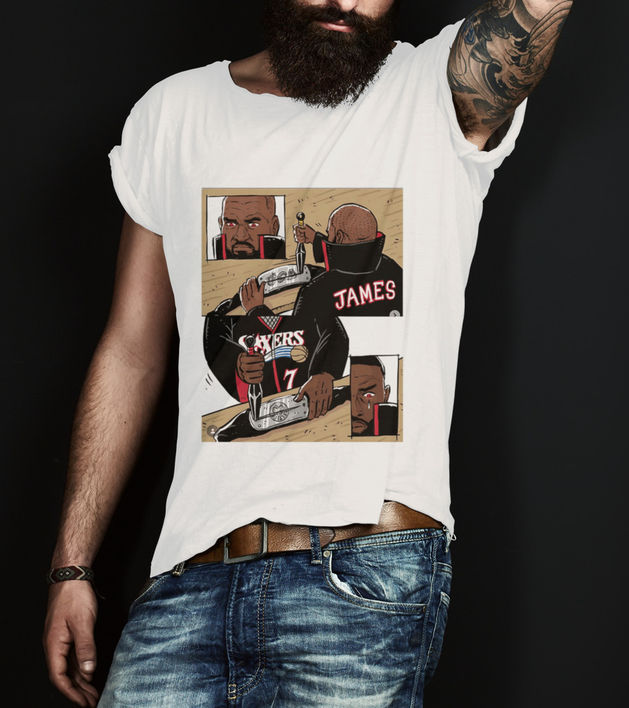 James Sixers 17 Basketball Comic T-Shirt