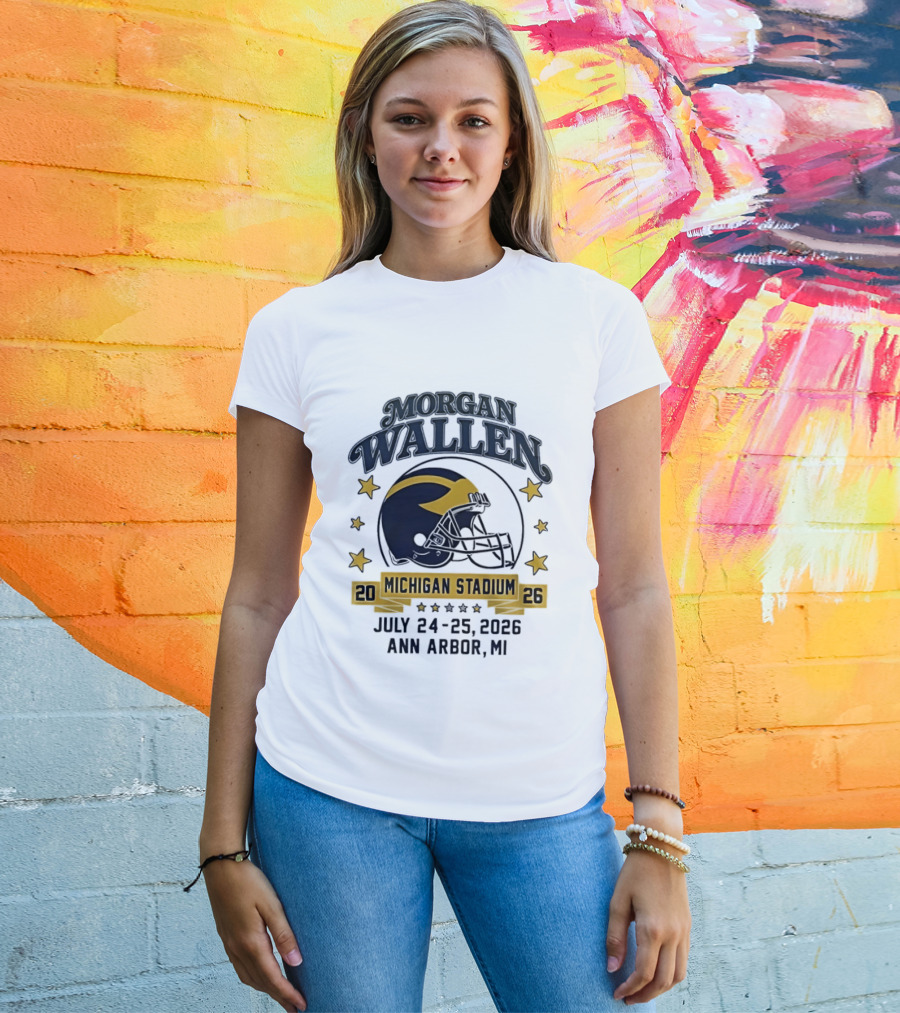 Morgan Wallen Michigan Stadium 2026 Ann Arbor July 24 25 T-Shirt