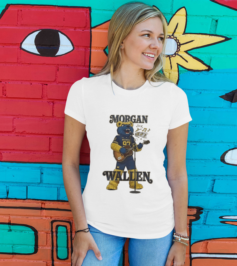 Michigan 97 Football Mascot Morgan Wallen Still The Problem Tour 2026 T-Shirt