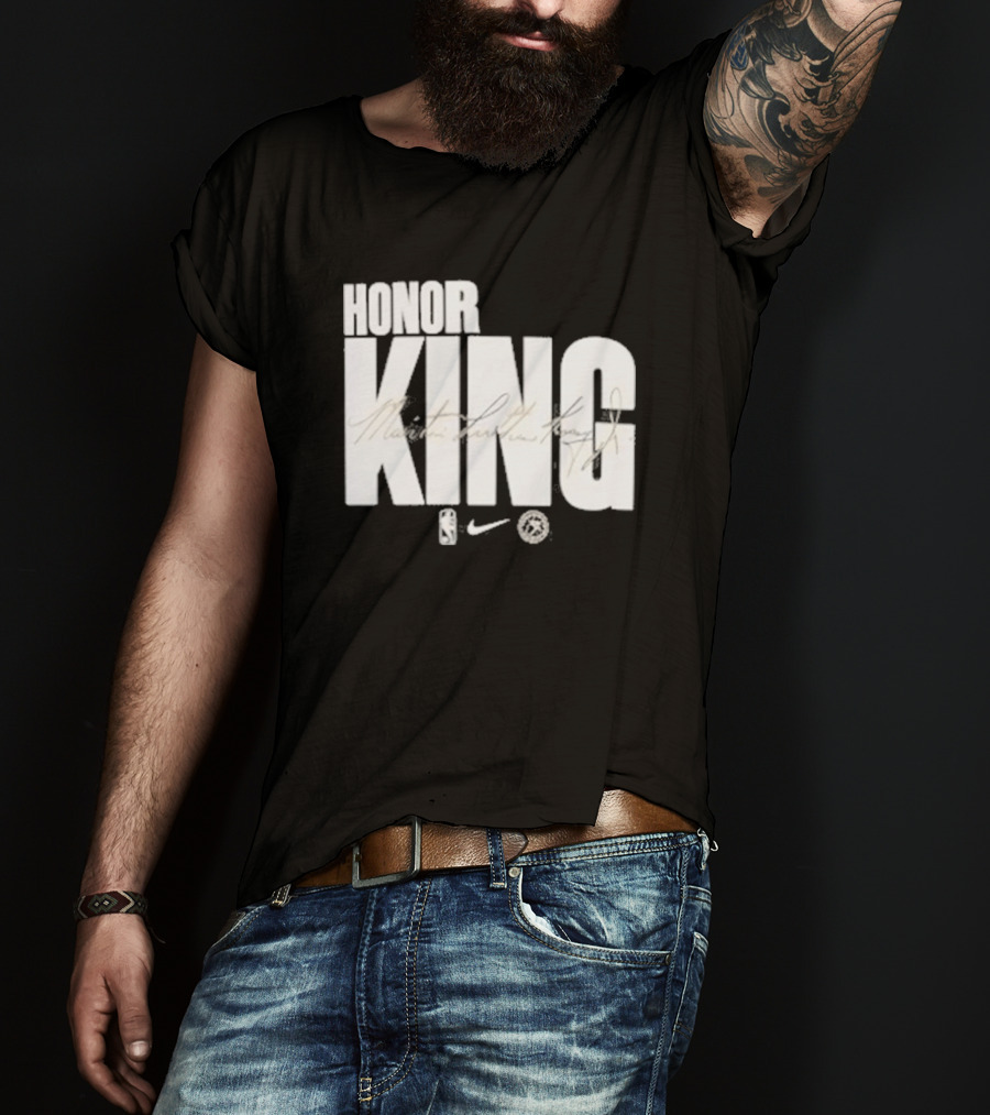 Anthony Edwards NBA Philadelphia 76ers Honor King Martin Luther King Jr Team Issued T-Shirt