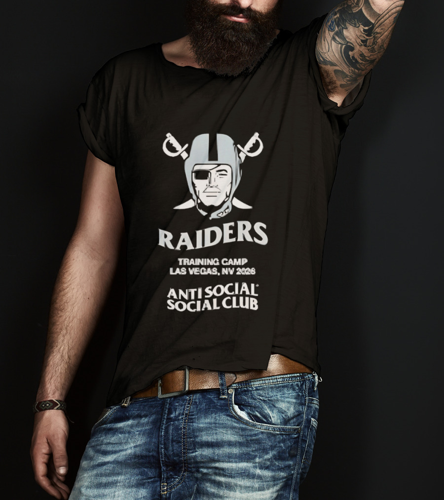 Anti Social Social Club Raiders Training Camp Las Vegas NV 2026 T-Shirt