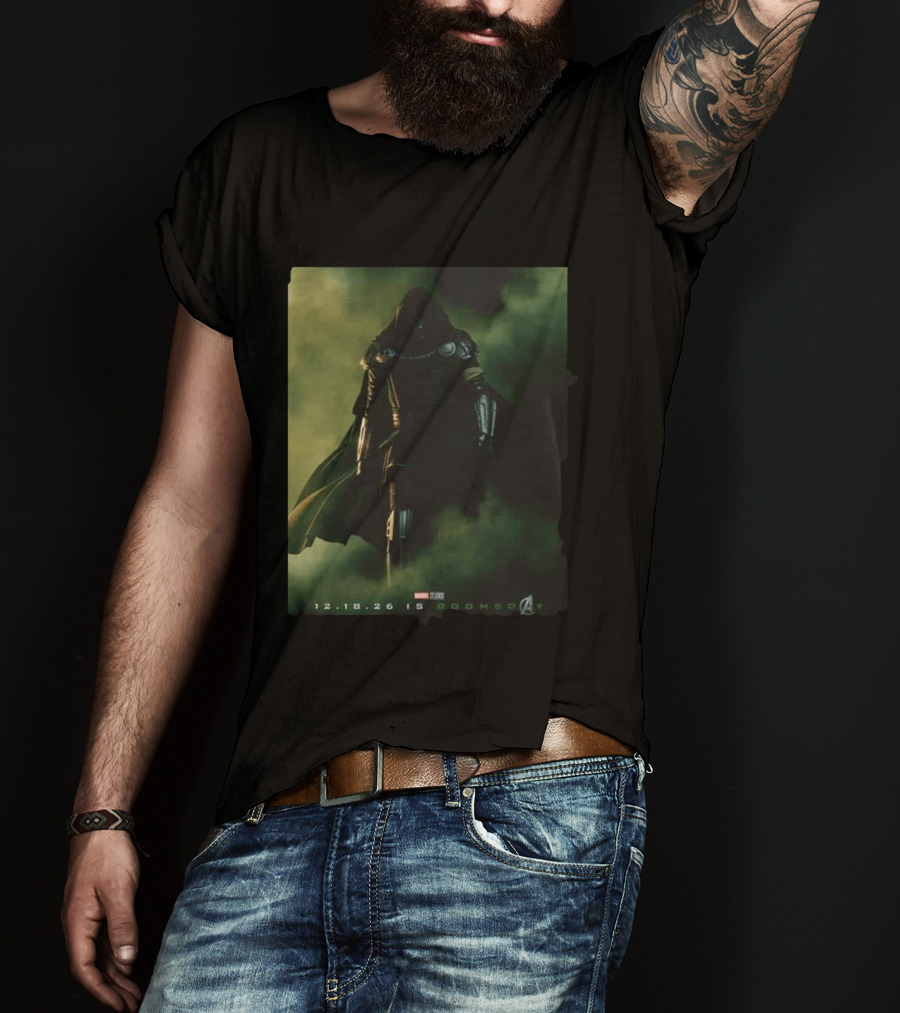 Avengers Doomsday Marvel Studios Dr Doom In Theaters December 18 2026 T-Shirt