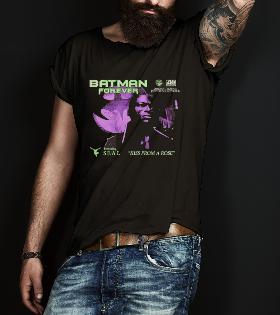 Batman Forever Original Motion Picture Soundtrack Kiss From A Rose Featuring Seal T-Shirt