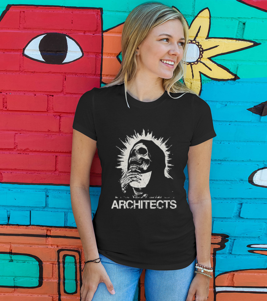 Architects Concert Whiplash Experience Vintage Inspired Skeleton T-Shirt