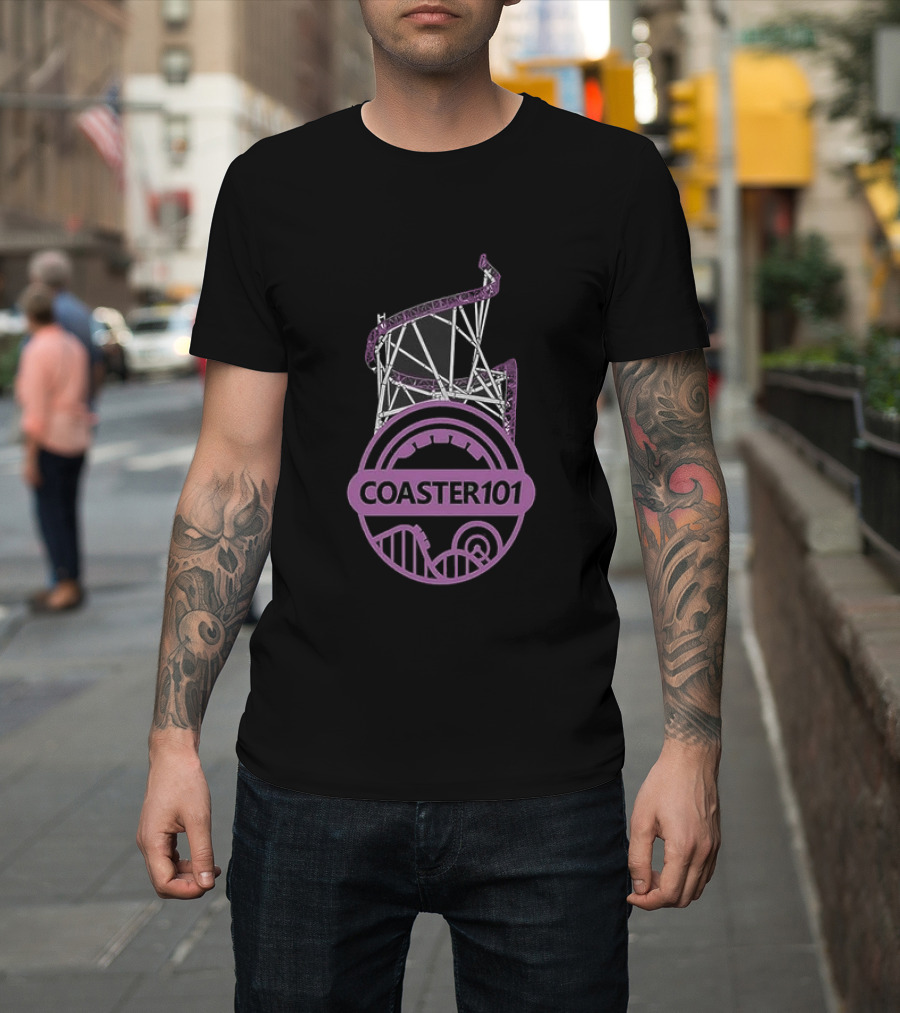 Coaster101 Project Purple 2027 Roller Collaboration T-Shirt