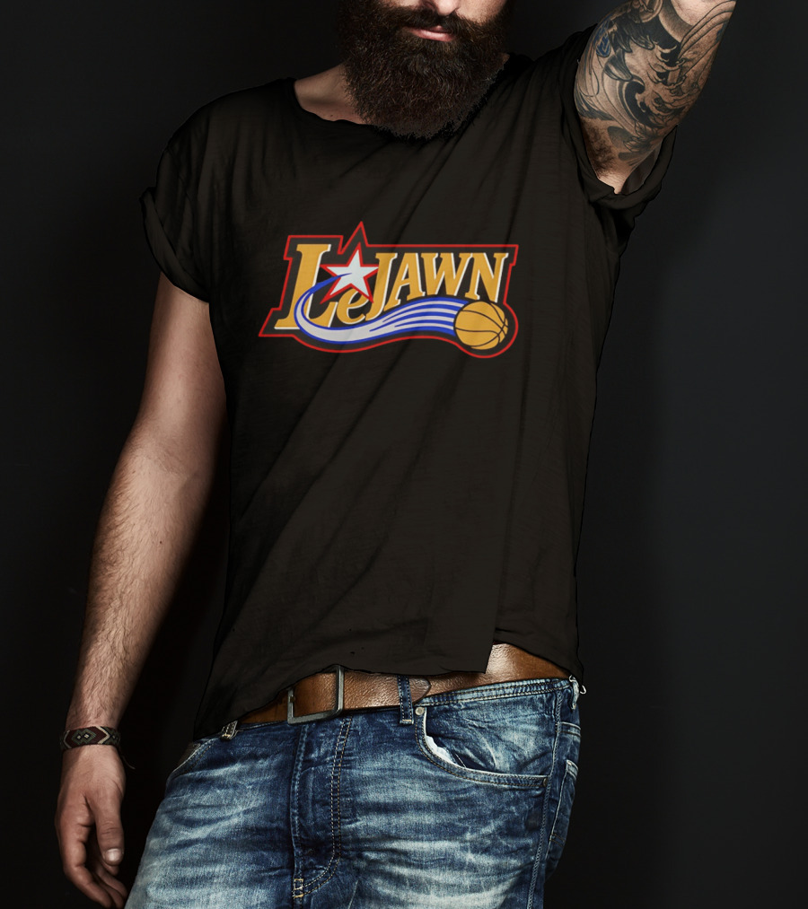LeJawn Basketball Star Philadelphia 76ers LeBron James NBA 23 Niners T-Shirt