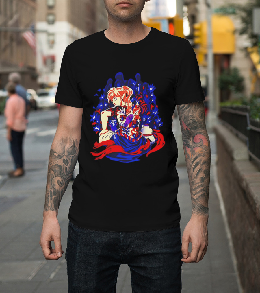 Legend Of Zelda Link Tattoo Art With Elven Warrior And Magical T-Shirt