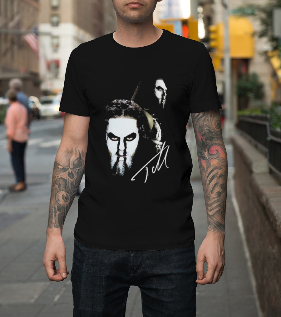 Luchasaurus Mask Illustration AEW Jell Signature T-Shirt