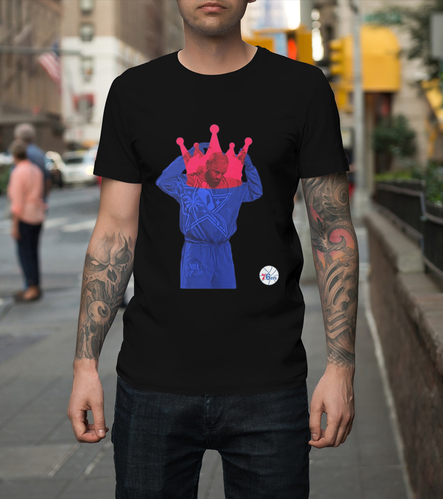 NBA All Star King LeBron James Philadelphia 76ers Season T-Shirt