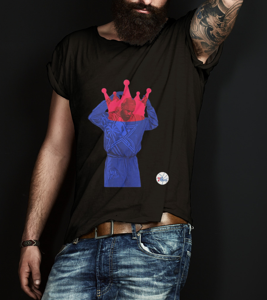 NBA All Star King LeBron James Philadelphia 76ers Season T-Shirt