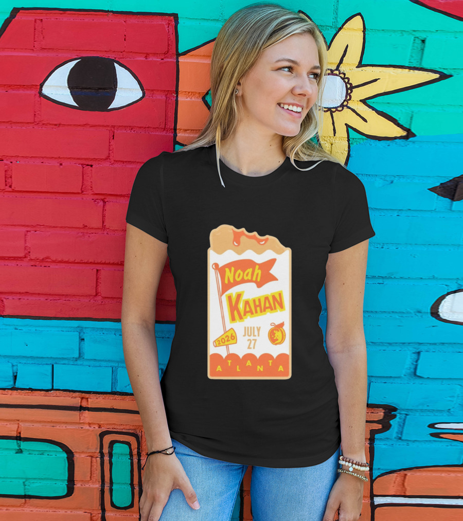 Noah Kahan Atlanta July 27 2026 Event T-Shirt