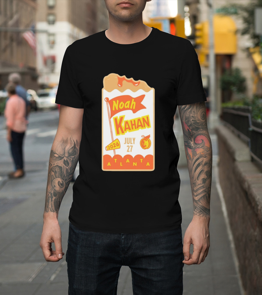 Noah Kahan Atlanta July 27 2026 Event T-Shirt