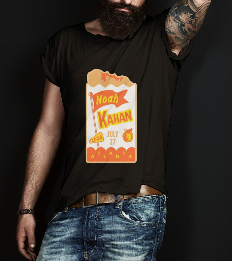 Noah Kahan Atlanta July 27 2026 Event T-Shirt