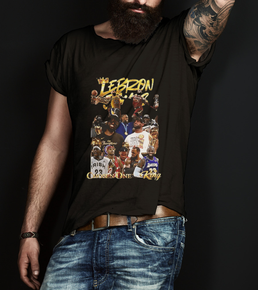 Lebron James Chosen One King Lakers Heat Cavaliers Lakers Champions T-Shirt