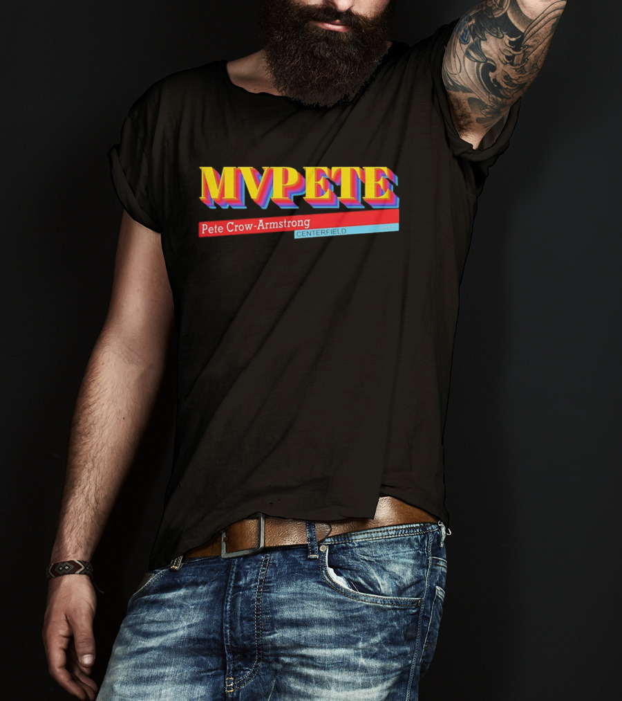 Pete Crow Armstrong MVPete Chicago Cubs Baseball Centerfield T-Shirt