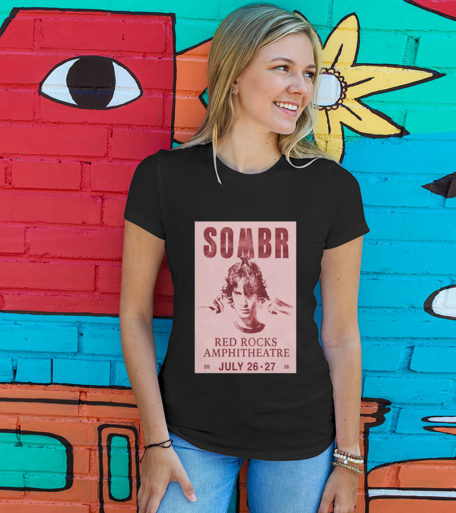 SOMBR Red Rocks Amphitheatre July 26 27 2026 T-Shirt
