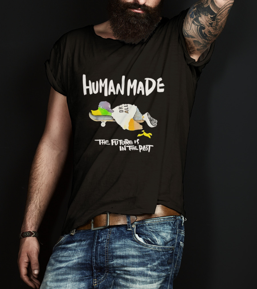 Human Made The Future Is In The Past Duck Skateboard T-Shirt