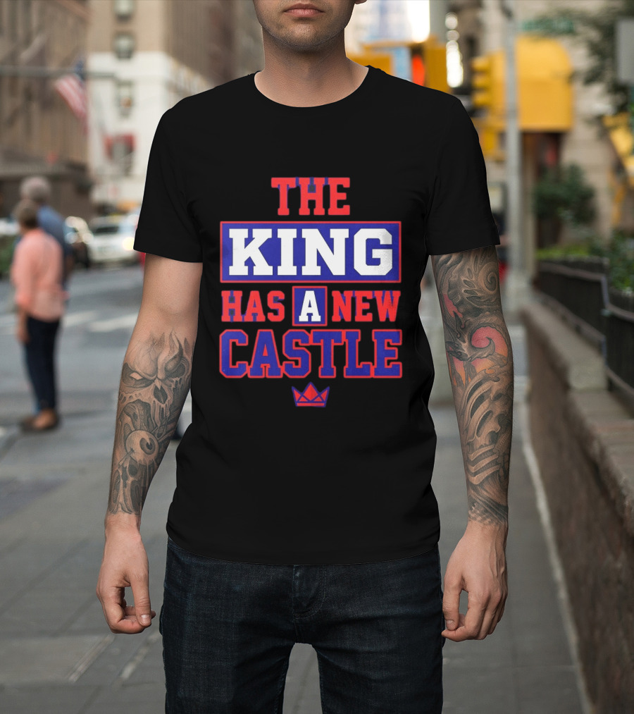 The King Has A New Castle LeBron James Philadelphia 76ers NBA 2026 T-Shirt