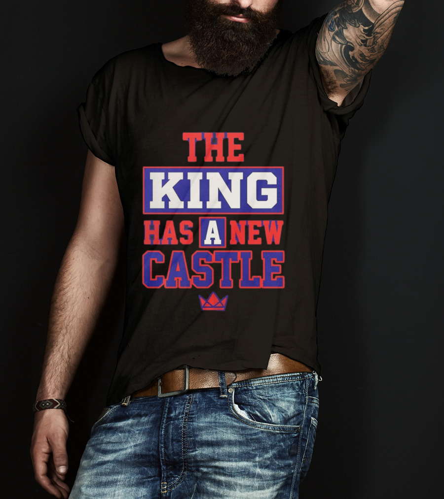 The King Has A New Castle LeBron James Philadelphia 76ers NBA 2026 T-Shirt