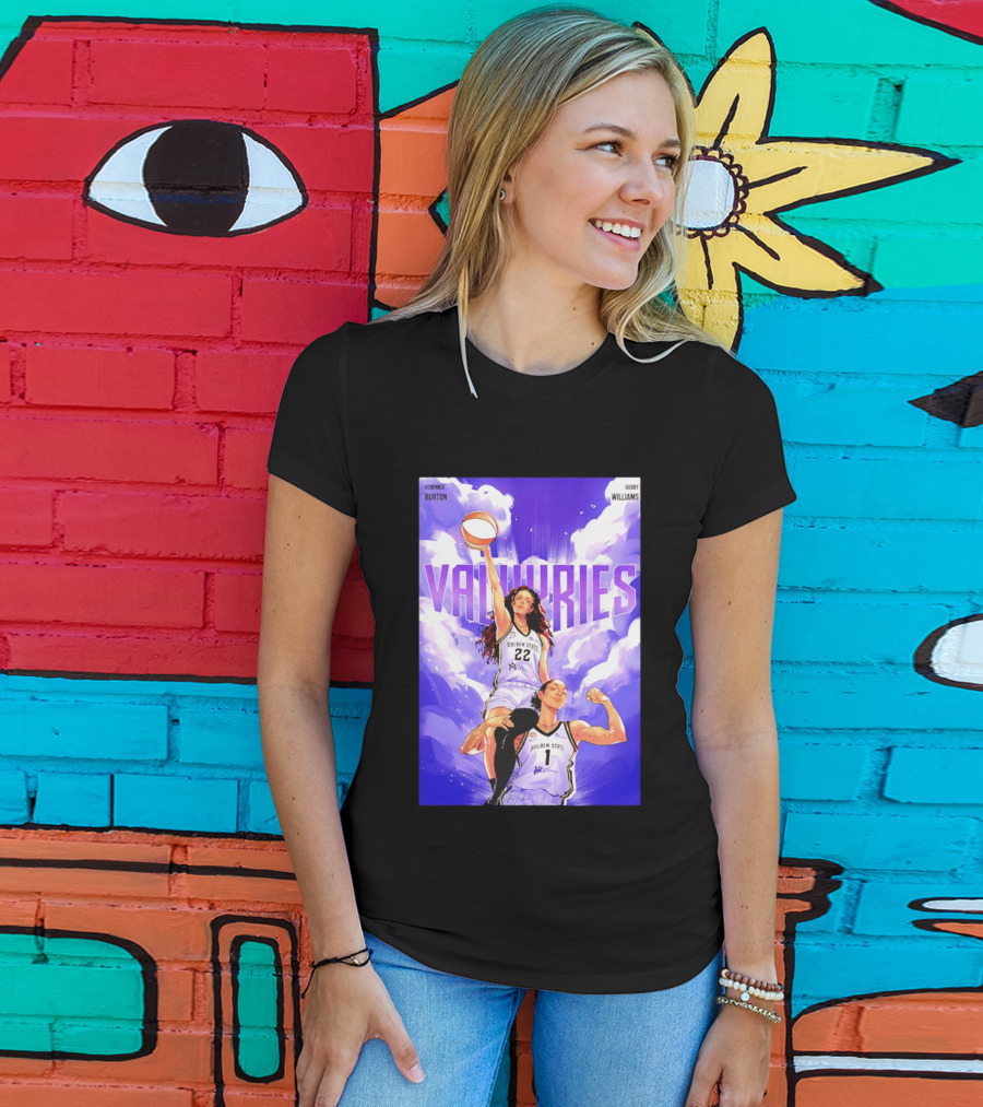 Veronica Burton Gabby Williams Golden State Valkyries Basketball Future T-Shirt