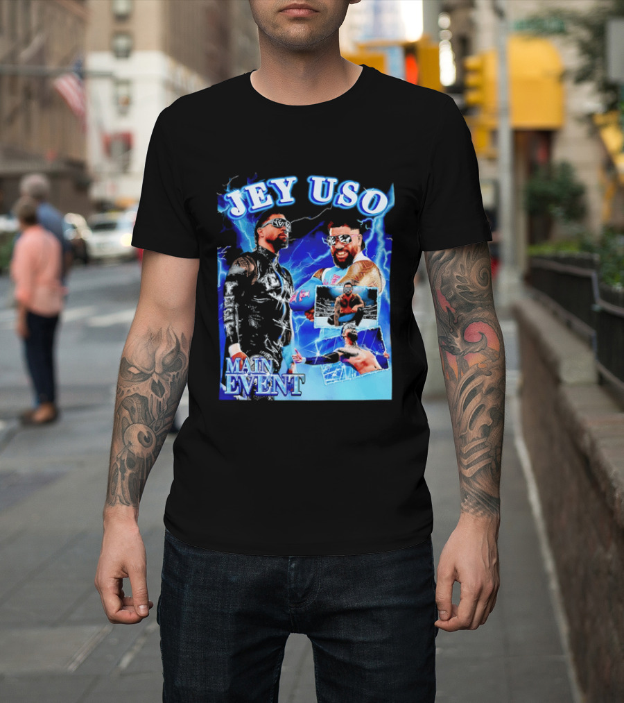 Jey Uso Main Event Yeet Energy Wrestling Highlights T-Shirt