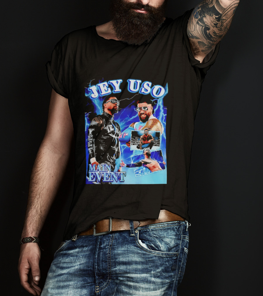 Jey Uso Main Event Yeet Energy Wrestling Highlights T-Shirt