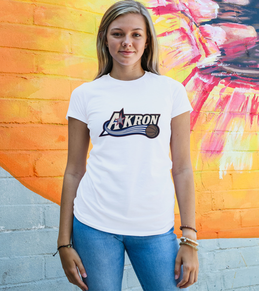 Akron Zips University Of Akron Philadelphia 76ers Basketball Star T-Shirt