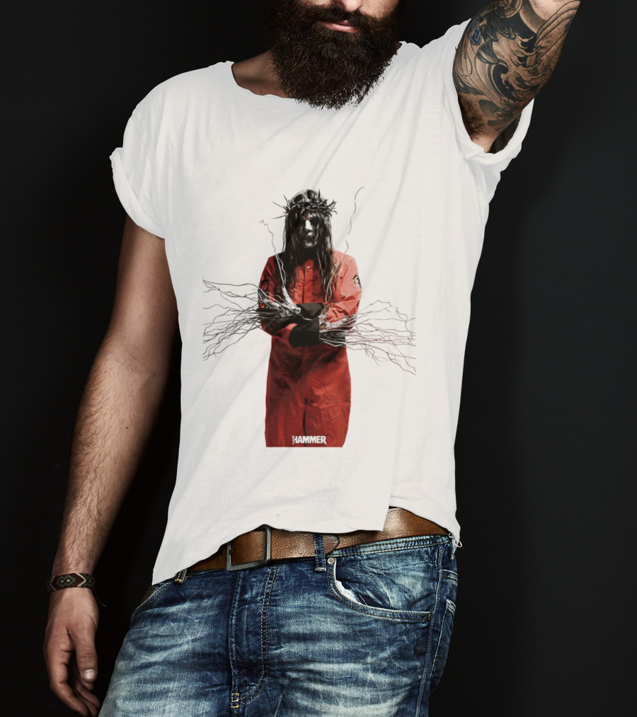 Hammer Joey Jordison Slipknot Red Jumpsuit Roots T-Shirt