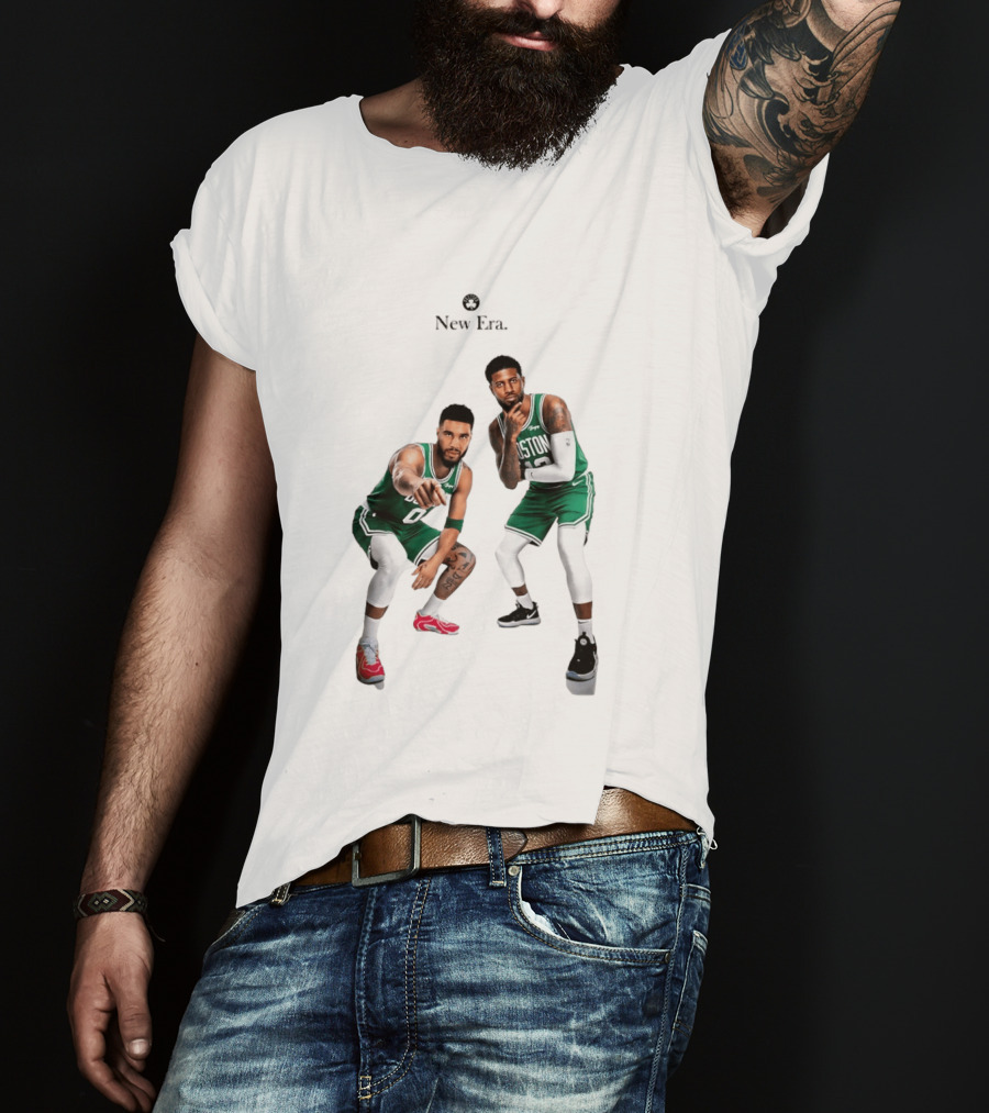 Boston Celtics Jayson Tatum Paul George New Era T-Shirt