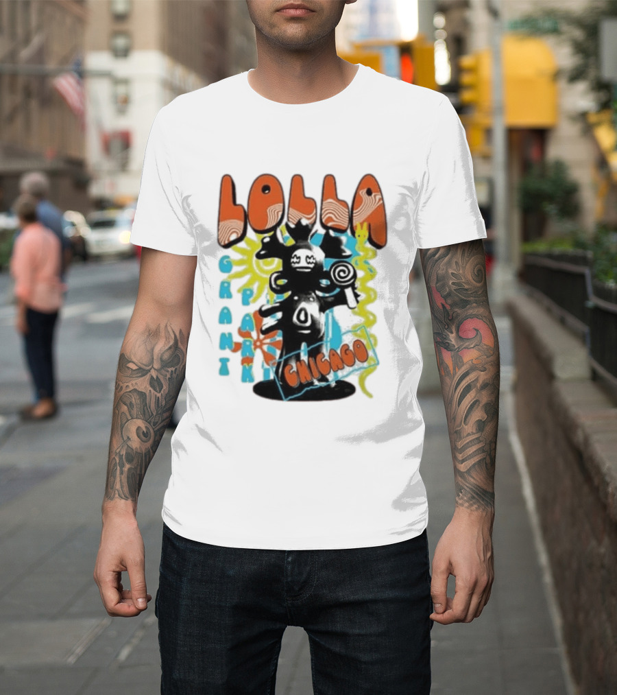 Lollapalooza Festival Lolla Grant Park Chicago Lineup July 30 Aug 2 2026 T-Shirt