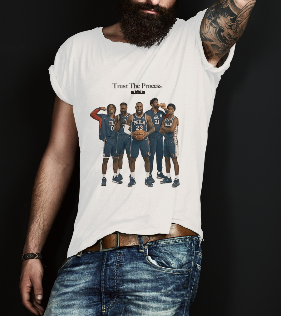 Trust The Process Philly Basketball Team Players T-Shirt