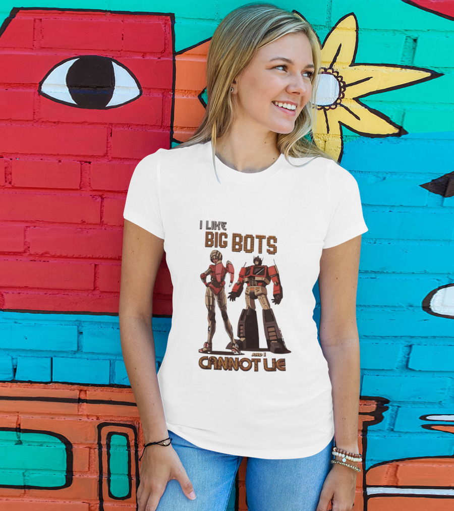 I Like Big Bots And I Cannot Lie Optimus Prime Elita One Transformers Generation 1 T-Shirt