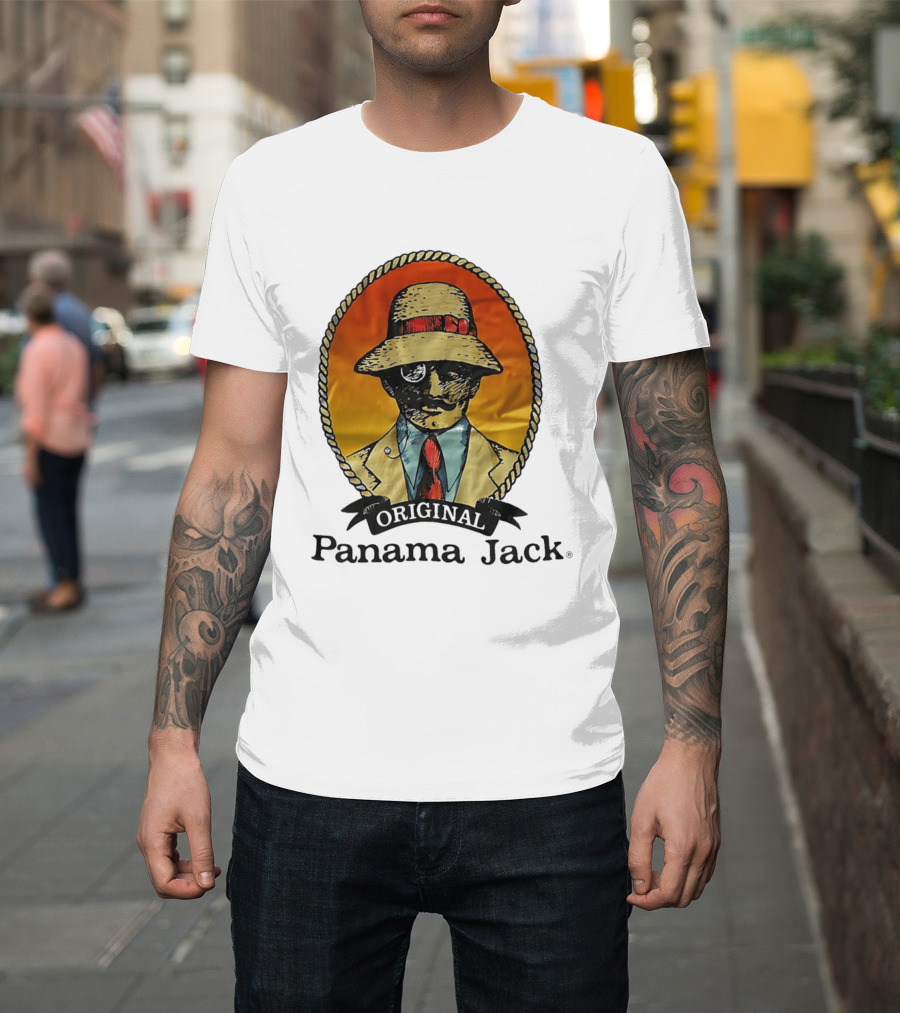 Original Panama Jack Man With Hat And Monocle T-Shirt