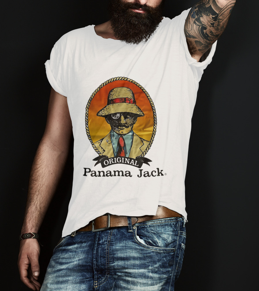Original Panama Jack Man With Hat And Monocle T-Shirt