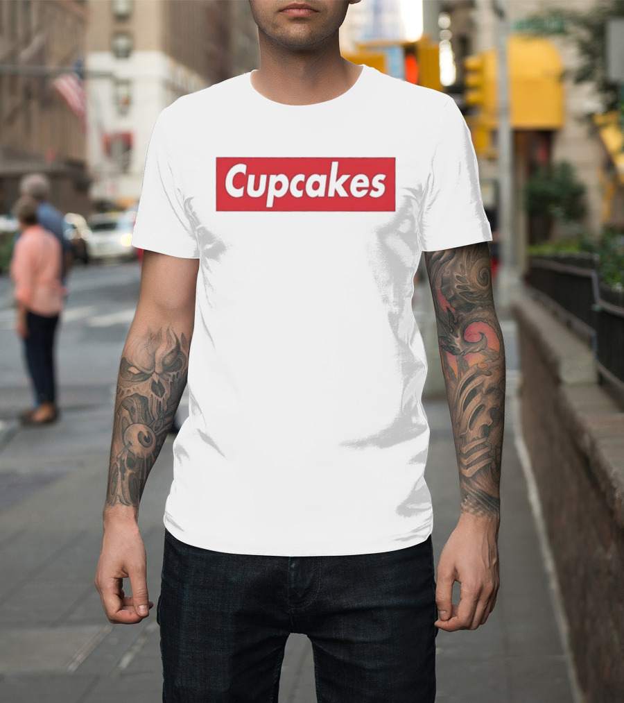 Treat Yourself To Delicious Cupcakes Red Box T-Shirt